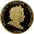 Острова Кука 1 доллар 2009 год - История королевской семьи - Генрих VIII
