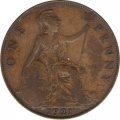 Великобритания 1 пенни 1921 год - Король Георг V