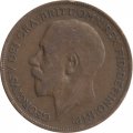 Великобритания 1 пенни 1921 год - Король Георг V