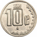 Мексика 10 сентаво 2005 год