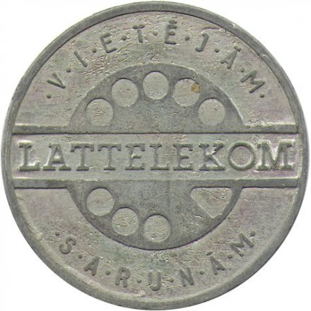 Жетон телефонный Латвия Lattelekom, для местной связи