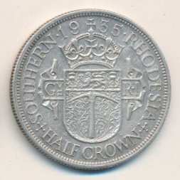Южная Родезия 1/2 кроны 1935 год