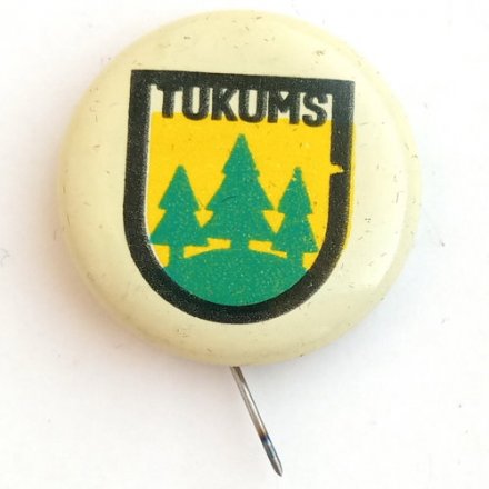 Значок-иголка Тукумс. Tukums. Латвия