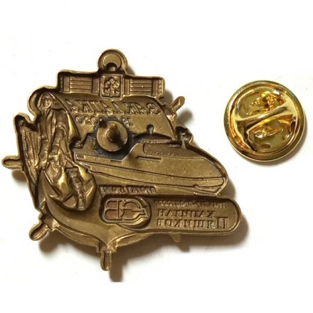 Знак Северная верфь. Траулер-процессор &quot;Капитан Пящиков&quot;. Закладка