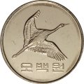 Южная Корея 500 вон 2016 год - Маньчжурский журавль - UNC