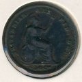 Великобритания 1/3 фартинга 1835 год