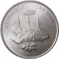 Сан-Марино 2 лиры 1986 год - Эволюция технологий. Космонавт