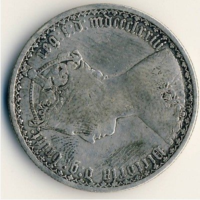 Великобритания 2 шиллинга (1 флорин) 1873 год