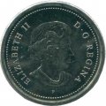 Канада 10 центов 2006 год (отметка монетного двора &quot;P&quot;)