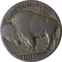 США 5 центов 19?? год - Buffalo Nickel