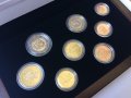 Латвия евро-серия proof 2014 год в банковской деревянной коробке 