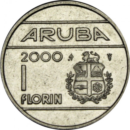 Аруба 1 флорин 2000 год