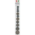 Набор из 10 монет Мексика 1995-2017 год