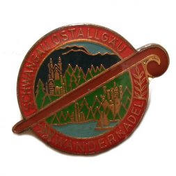 Значок Schwangau Ostallgau. Wandernadel. Швангау. Восточный Алльгой. Туризм, тяжелый