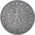 Третий Рейх 5 рейхспфеннигов 1940 год (B)