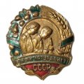 Значок &quot;Юный натуралист СССР&quot;, тяжелый