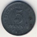 Германия 5 пфеннигов 1917 год (J)