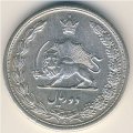 Иран 2 риала 1934 год