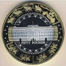 Гернси 50 фунтов 2003 год