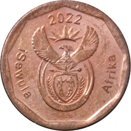 ЮАР 10 центов 2022 год