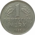 ФРГ 1 марка 1956 год (J)