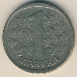 Финляндия 1 марка 1972 год