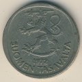Финляндия 1 марка 1972 год
