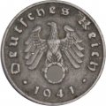 Третий Рейх 1 рейхспфенниг 1941 год (J)