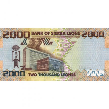 Сьерра-Леоне 2000 леоне 2021 год - Исаак Уоллес-Джонсон - UNC
