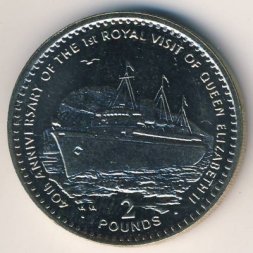 Гибралтар 2 фунта 1994 год