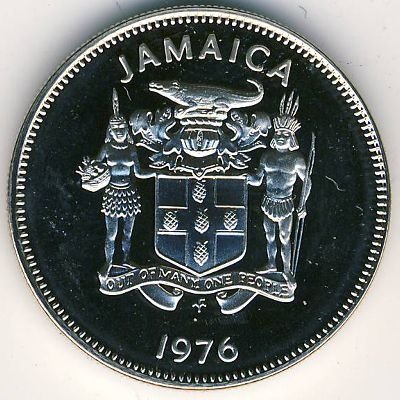 Ямайка 10 центов 1976 год