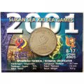 Малайзия 1 ринггит 2001 год - XXI Игры Юго-Восточной Азии (в буклете)