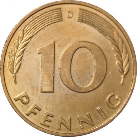 ФРГ 10 пфеннигов 1993 год (D)