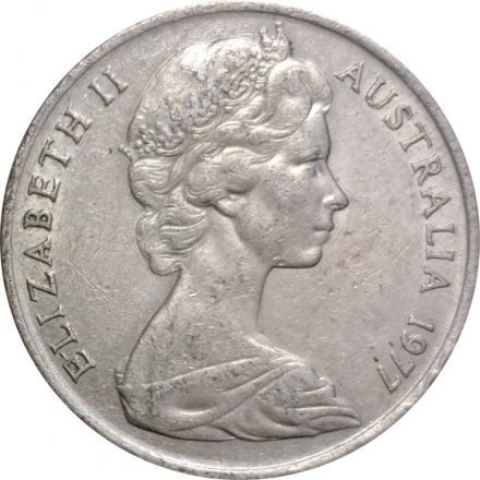 Австралия 10 центов 1977 год