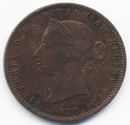 Джерси 1/13 шиллинга 1870 год