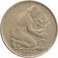 ФРГ 50 пфеннигов 1977 год (F)