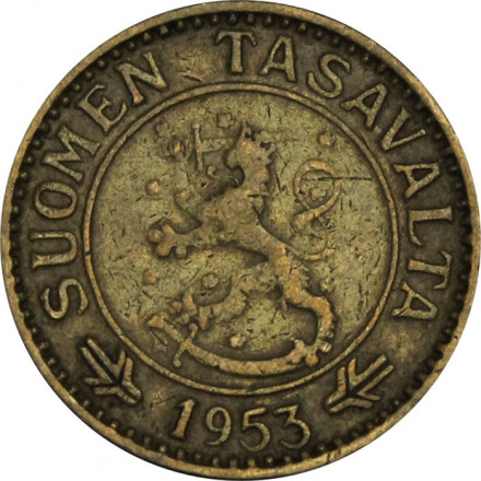 Финляндия 10 марок 1953 год