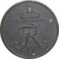 Дания 2 эре 1958 год - Король Фредерик IX