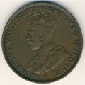 Австралия 1 пенни 1922 год - Король Георг V