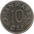 Дания 10 эре 1981 год