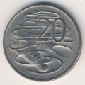 Австралия 20 центов 1970 год - Утконос