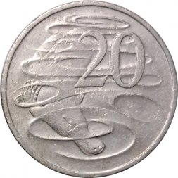 Австралия 20 центов 2005 год - Утконос