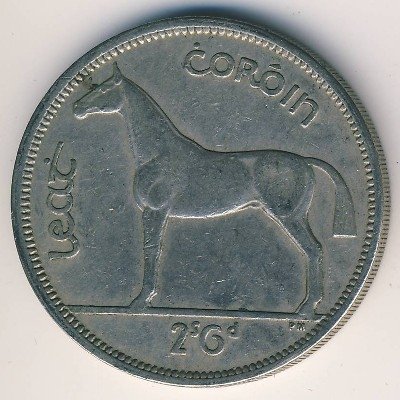 Ирландия 1/2 кроны 1955 год