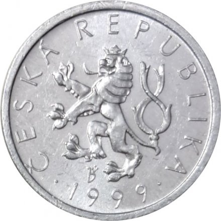 Чехия 10 геллеров 1999 год