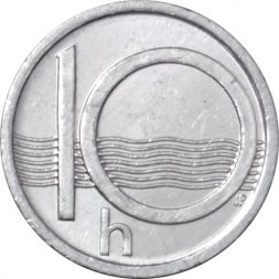 Чехия 10 геллеров 1999 год