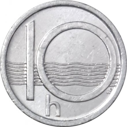 Чехия 10 геллеров 1999 год