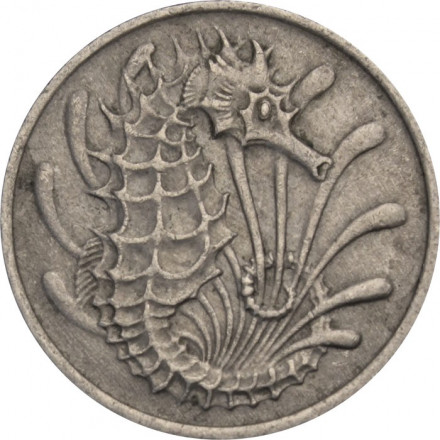 Сингапур 10 центов 1968 год