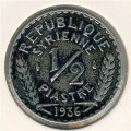 Сирия 1/2 пиастра 1936 год