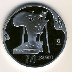 Испания 10 евро 2004 год