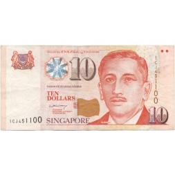 Сингапур 10 долларов 2005 год - Первый президент Сингапура Юсуф Бин Исхак. Спорт VF